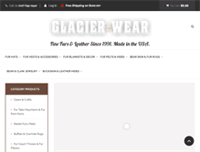 Tablet Screenshot of glacierwear.com